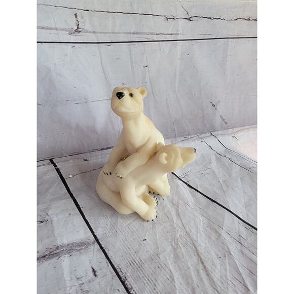 Quarry Critters Peter And Polly Second Nature Polar Bears W/box Anniversary Gift - Picture 2 of 9